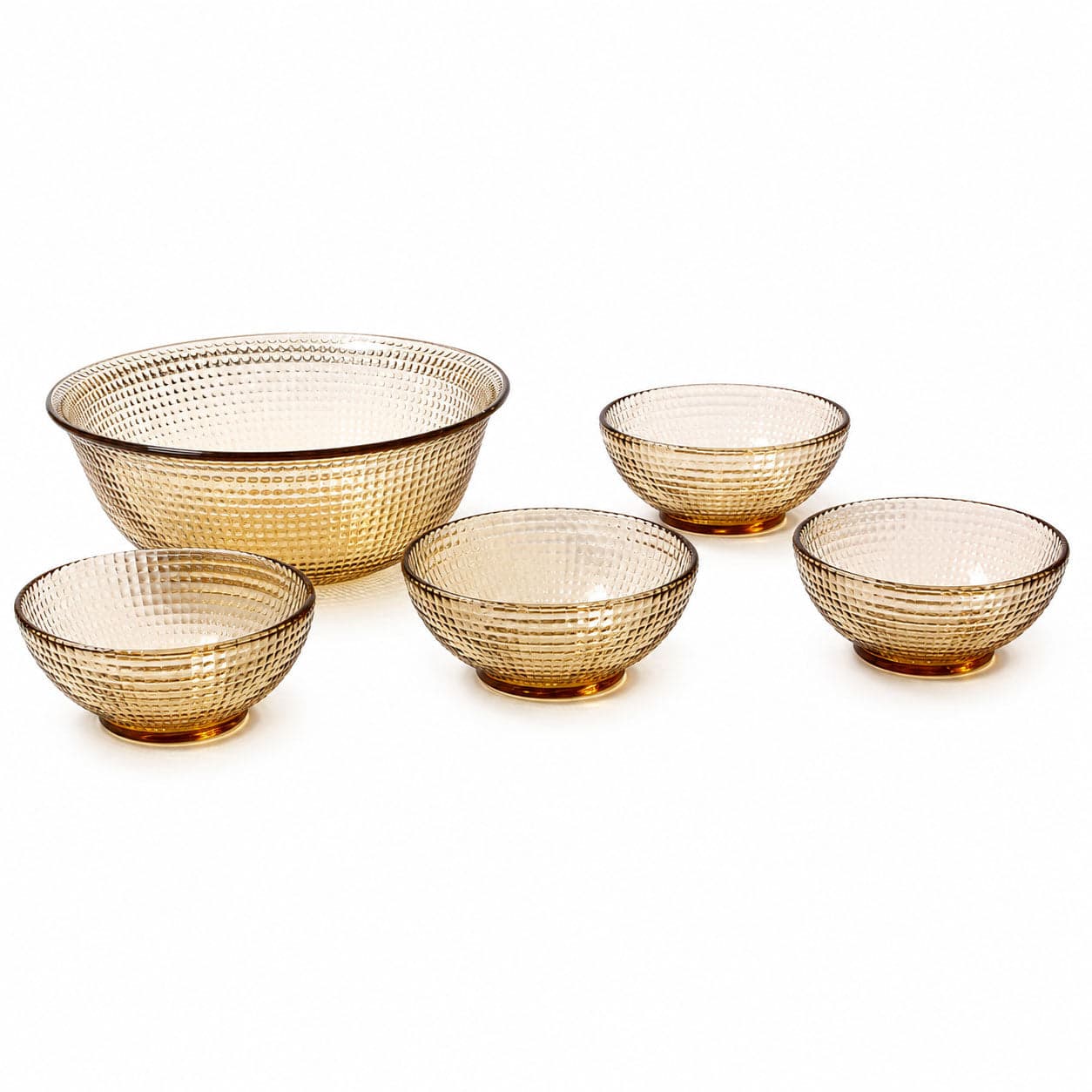 Set x 5 Bowls Ámbar / Home Elements