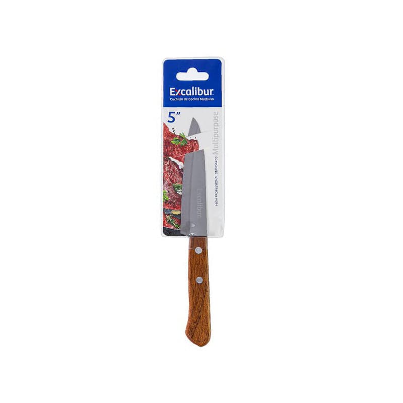 Cuchillo Mango en Madera 5" / Excalibur