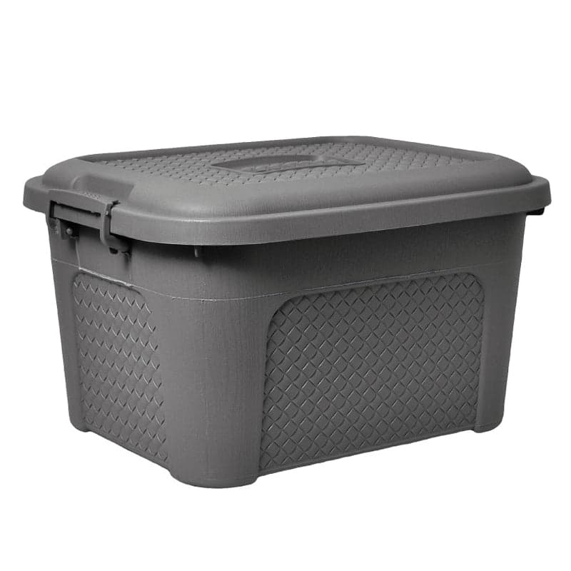 Caja Organizadora Multiusos 15 Litros Gris / PlastiRed