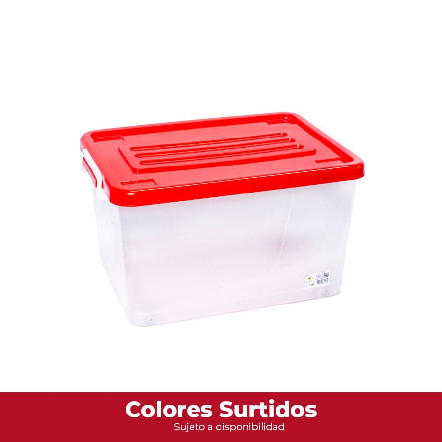 Caja Multiusos 30 Litros Con Ruedas / Mundiplas
