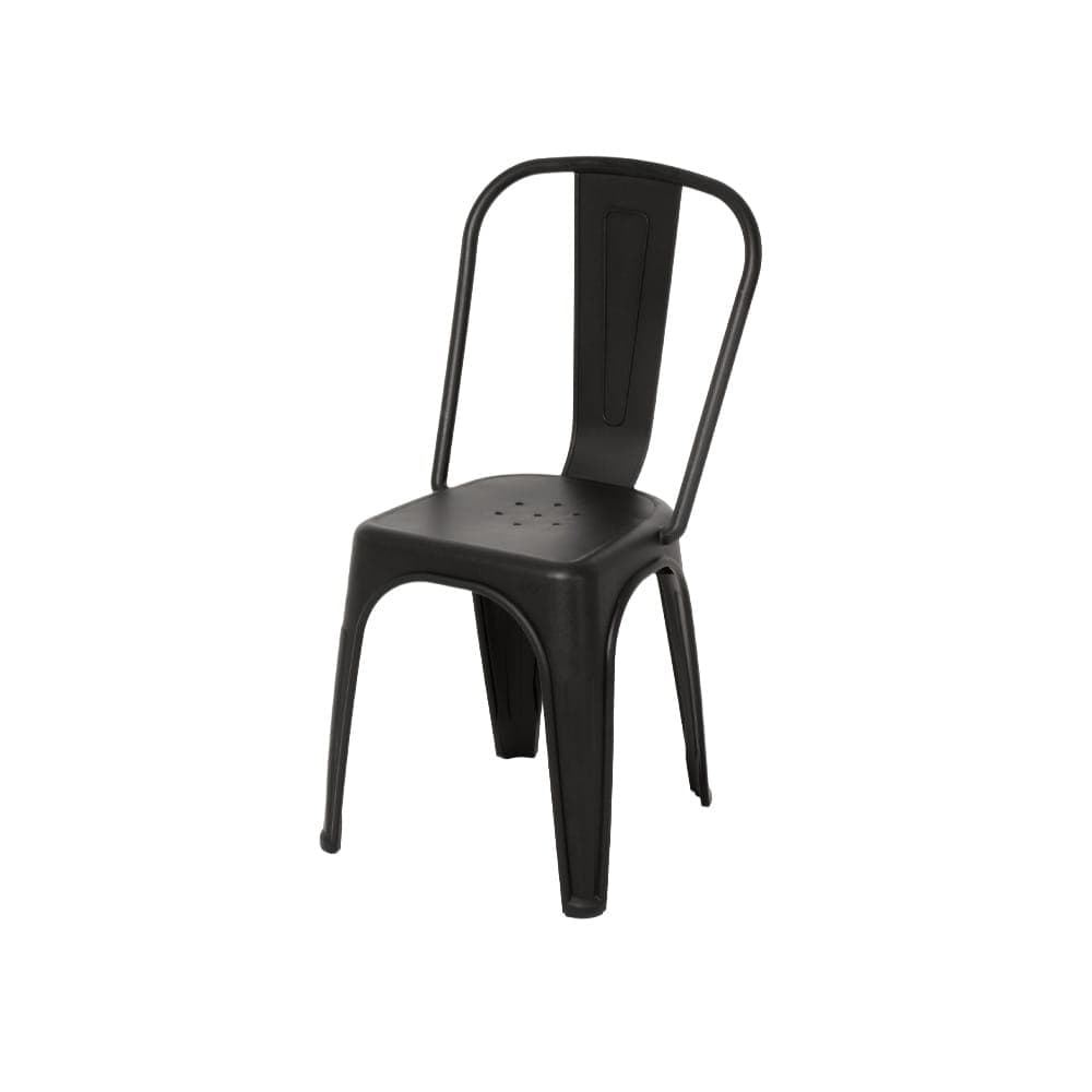 Silla Plástica Tolix Negra / MQ