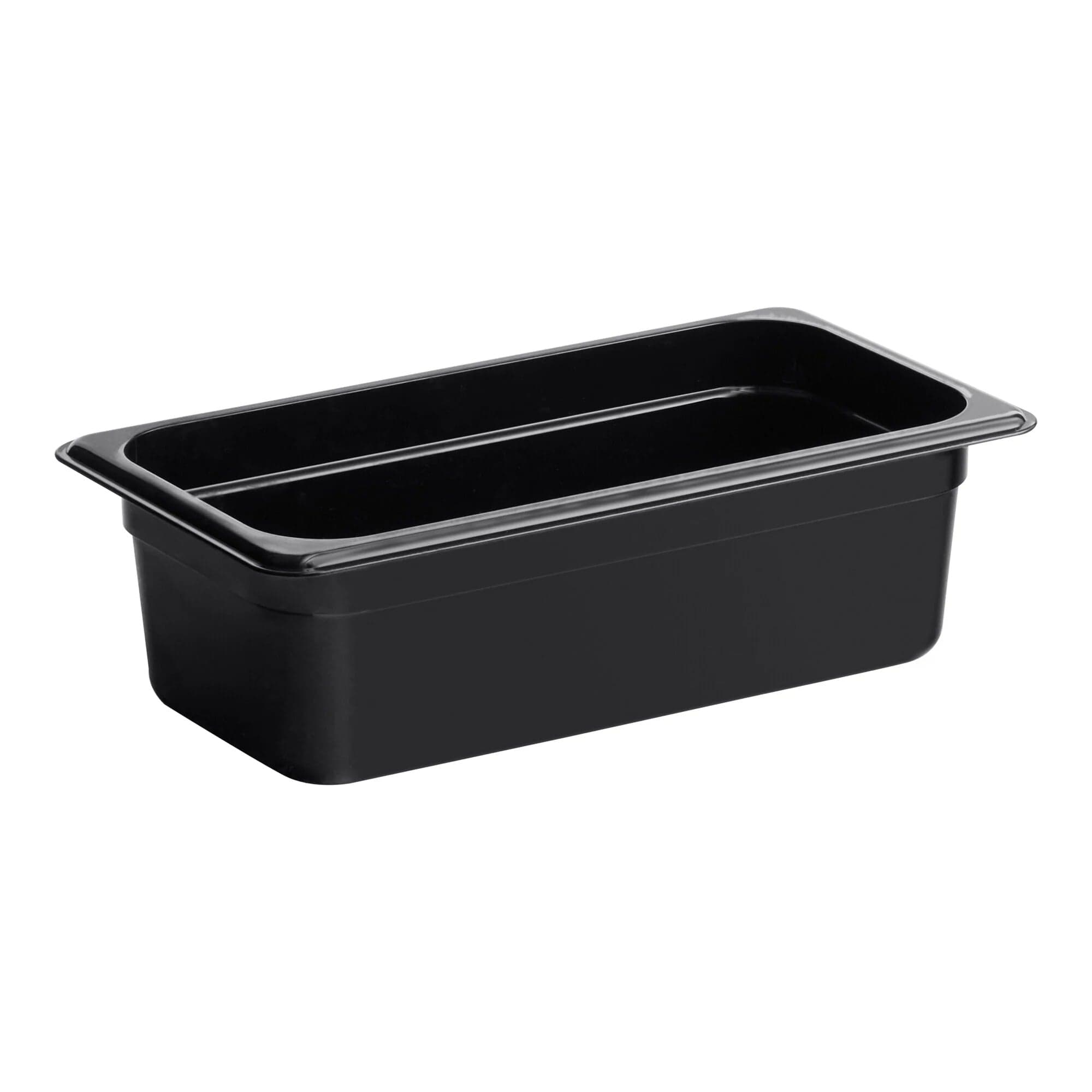 Azafate Tercio GN 1/3 x 10 cm Negro Policarbonato / Cambro
