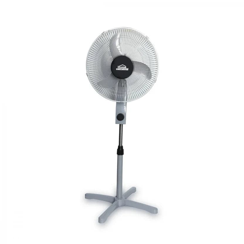 Ventilador de Pedestal Gris 16 Pulgadas / Home Elements