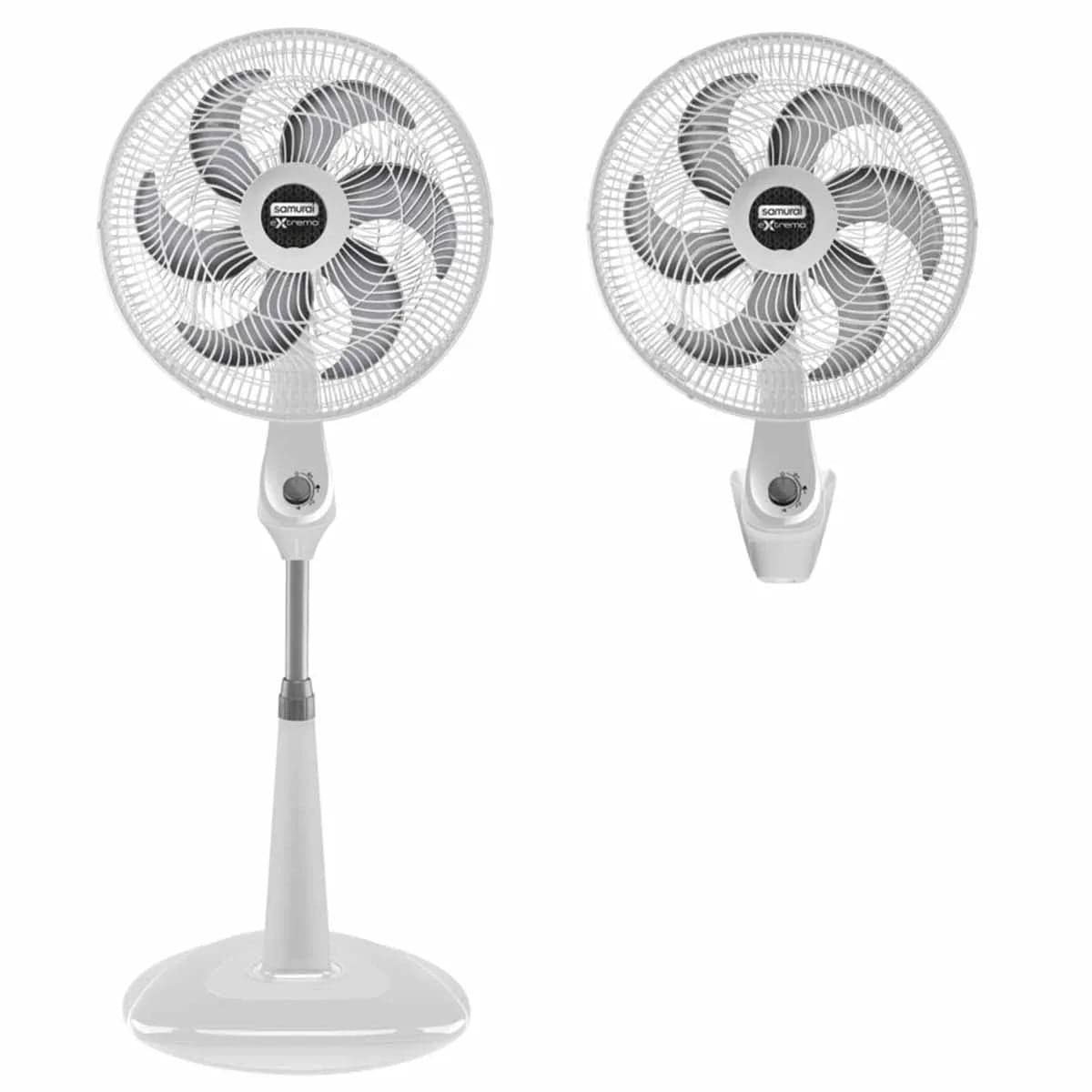 Ventilador 2 en 1 Extremo Blanco / Samurai