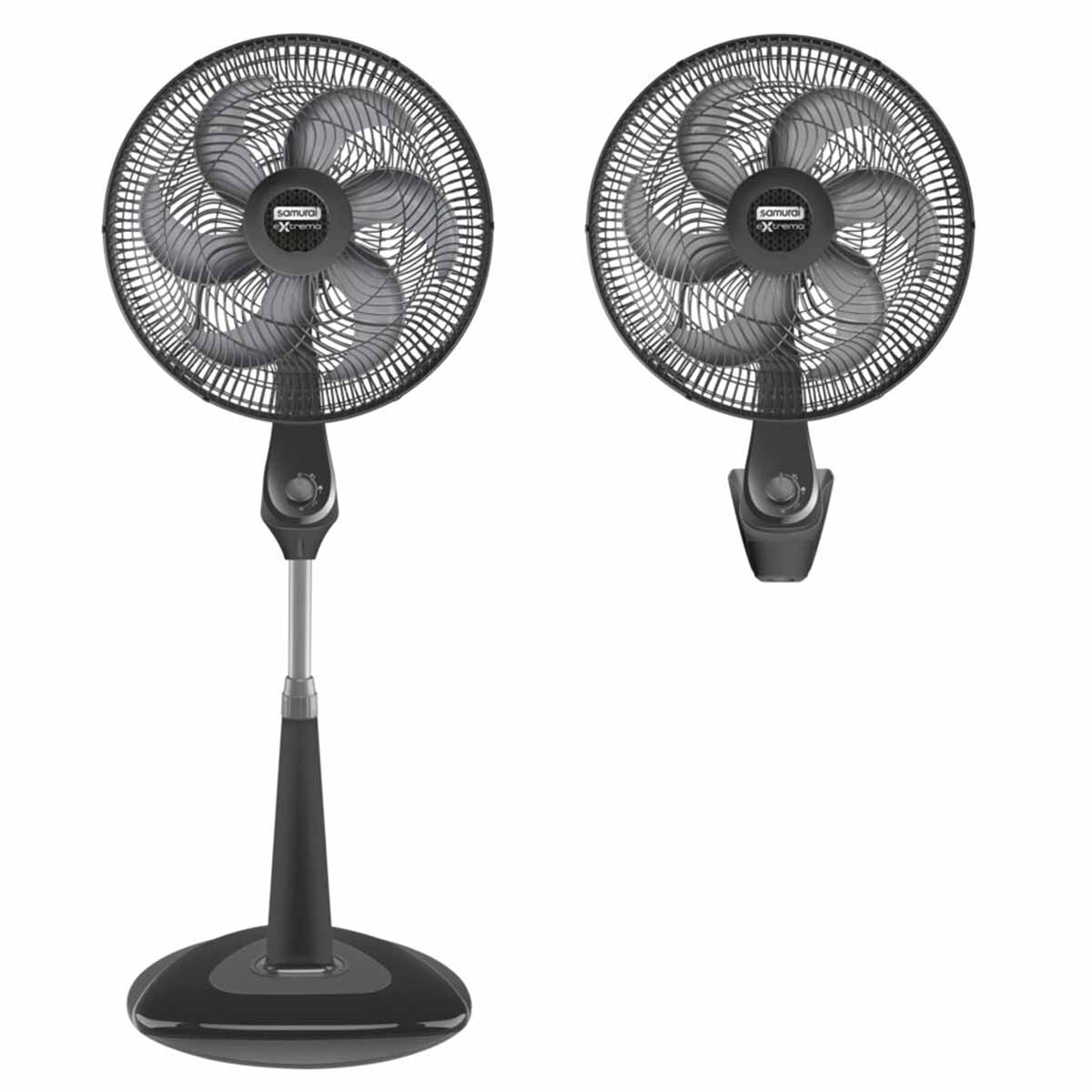 Ventilador 2 en 1 Extremo Gris / Samurai