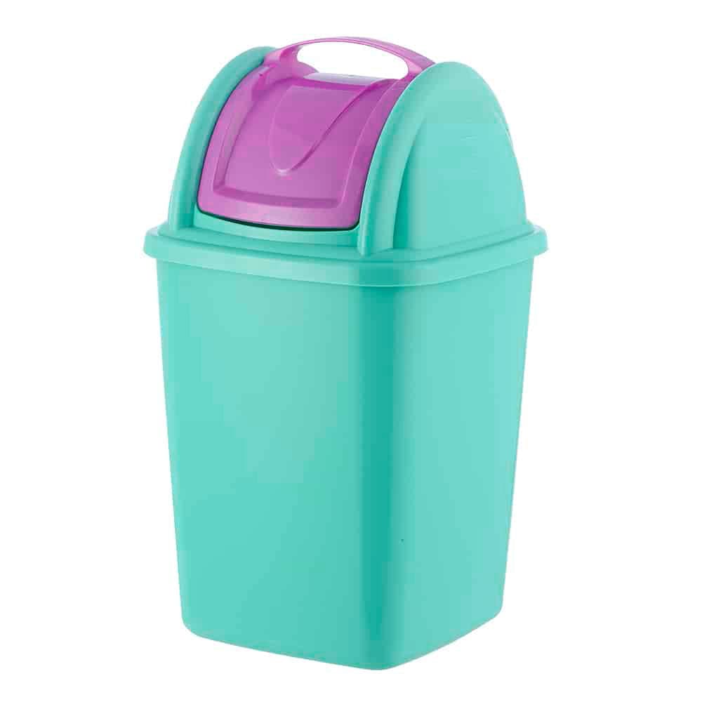 Papelera Vaivén 6 litros Verde Lila / Vanyplas