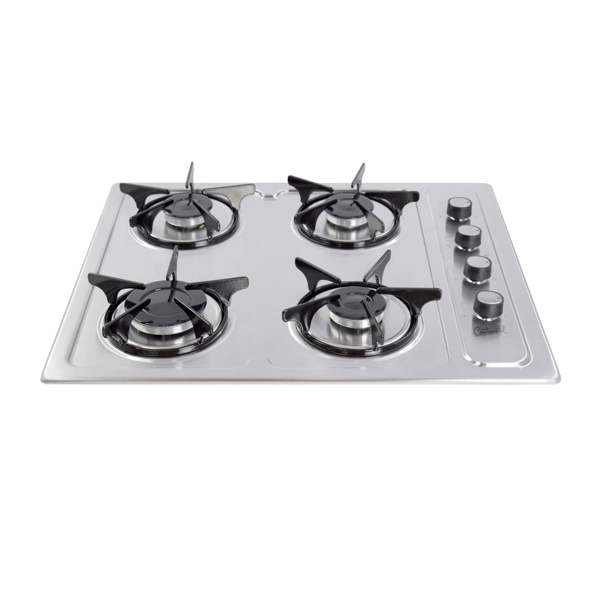 Estufa de Empotrar Gas Propano 4 Puestos EE Acero Inoxidable / Continental