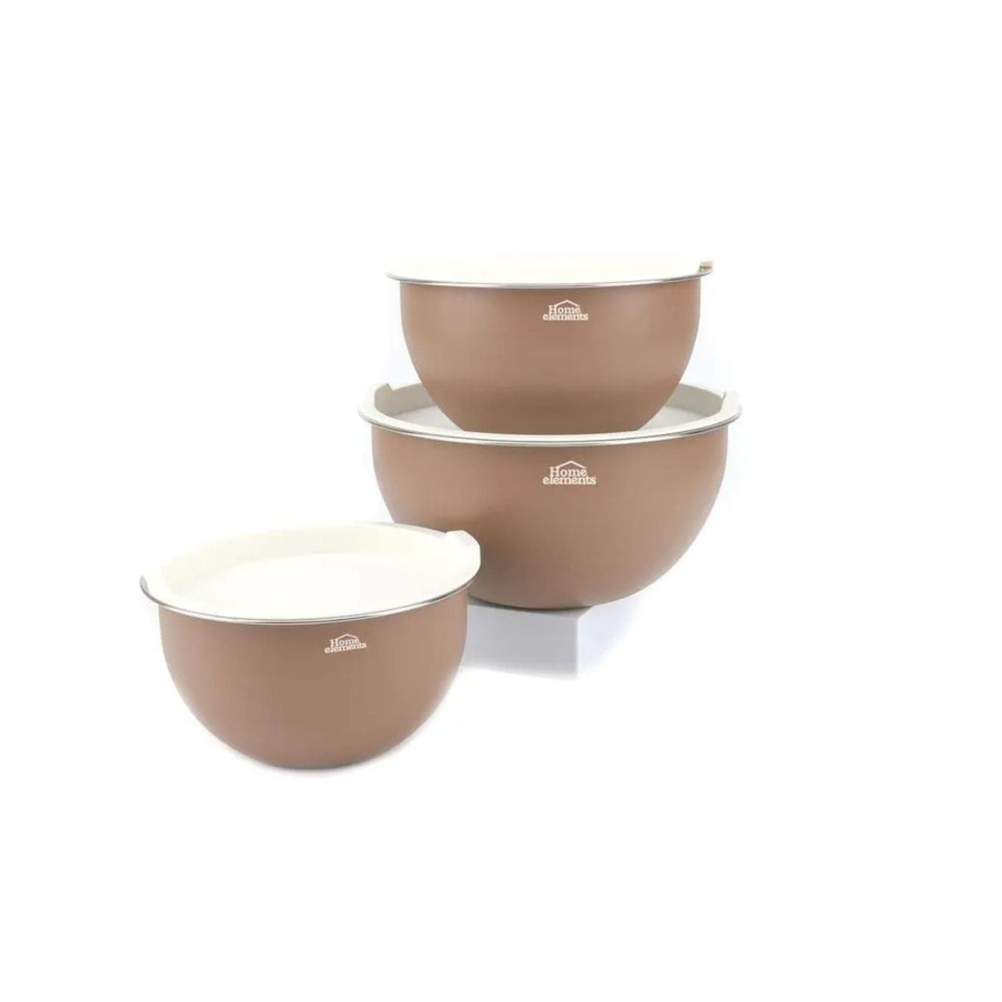 Set x 3 Bowls Mocca / Home Elements
