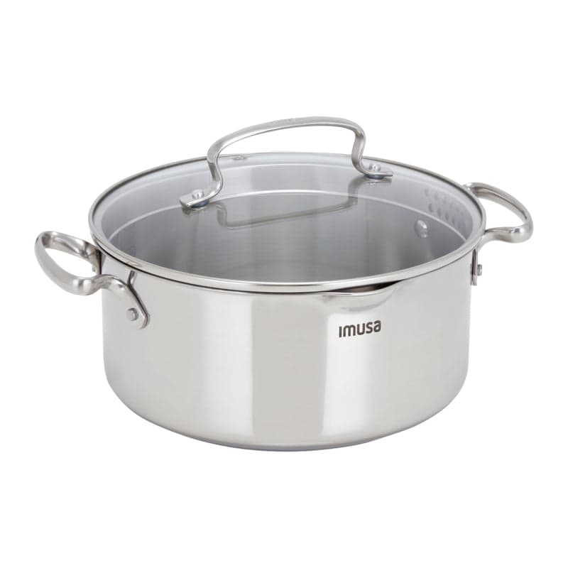 Olla 24 cm Acero Inoxidable Línea Maestro/ Imusa