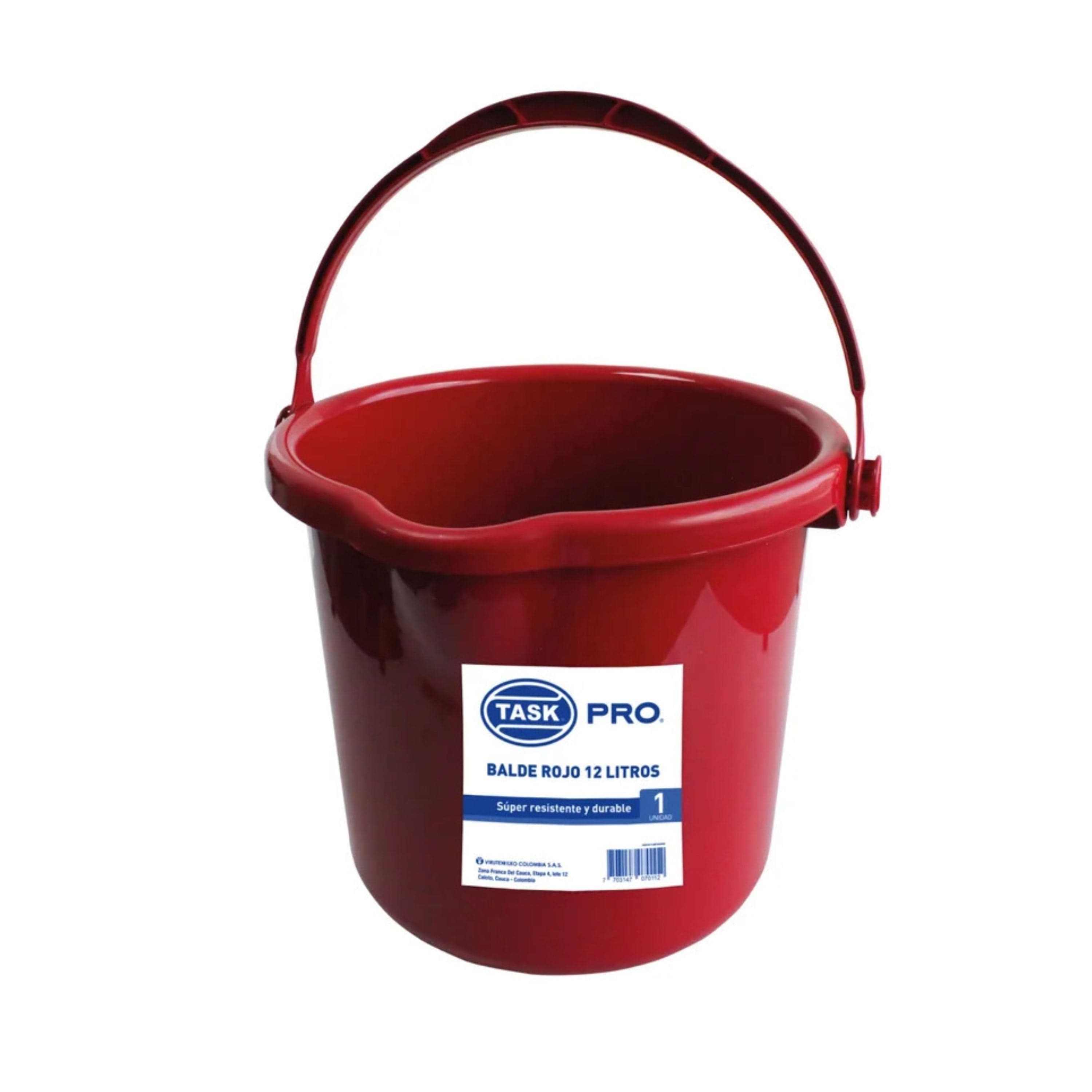 Balde 12 Litros Rojo / Task