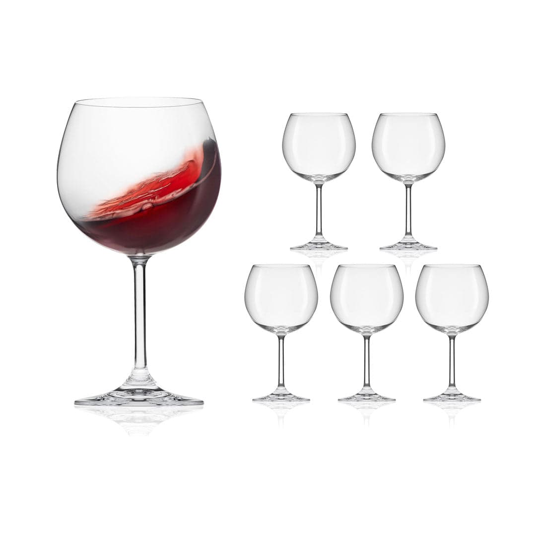 Set x 6 Copas Burgundy 17 oz Gala / Rona