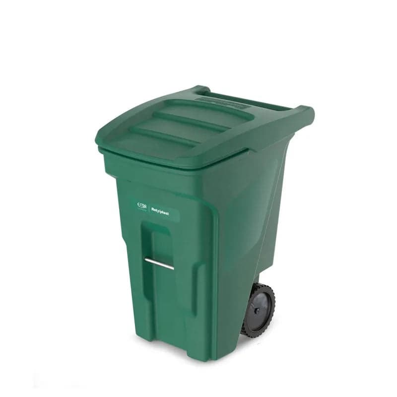 Contenedor Forte con Ruedas Verde 240 Litros / Estra