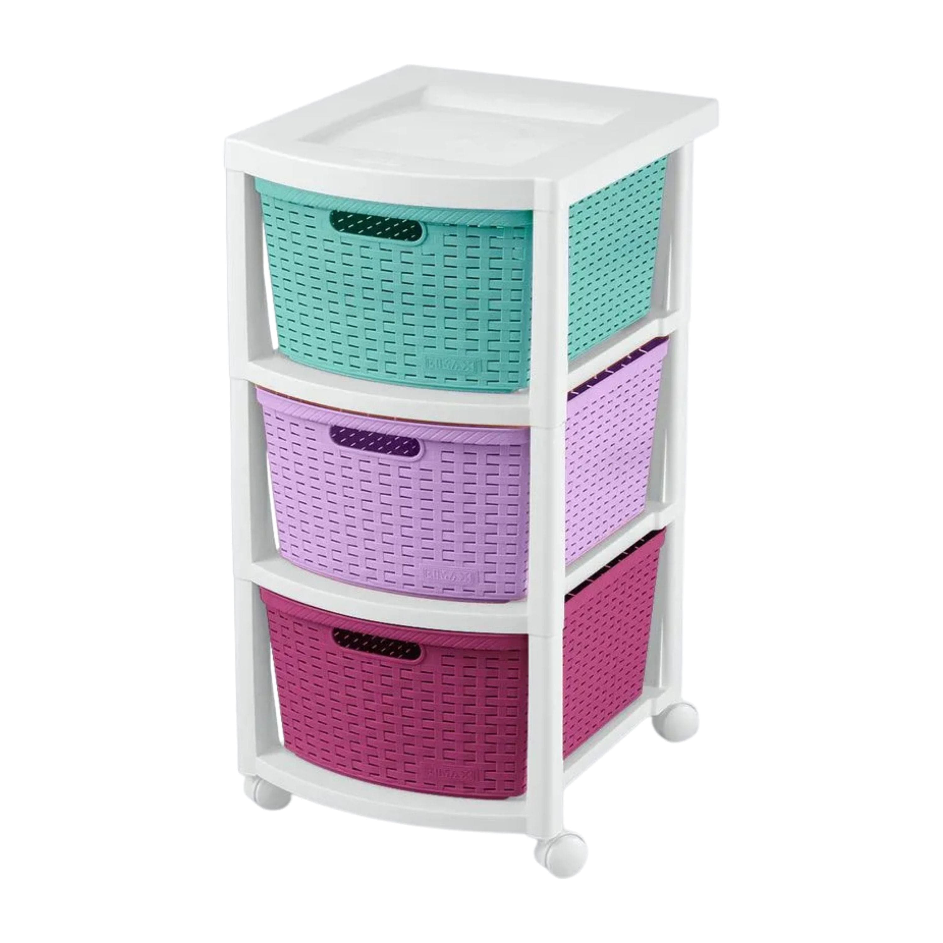 Cajonero Rattan 3 Gavetas Glam / Rimax