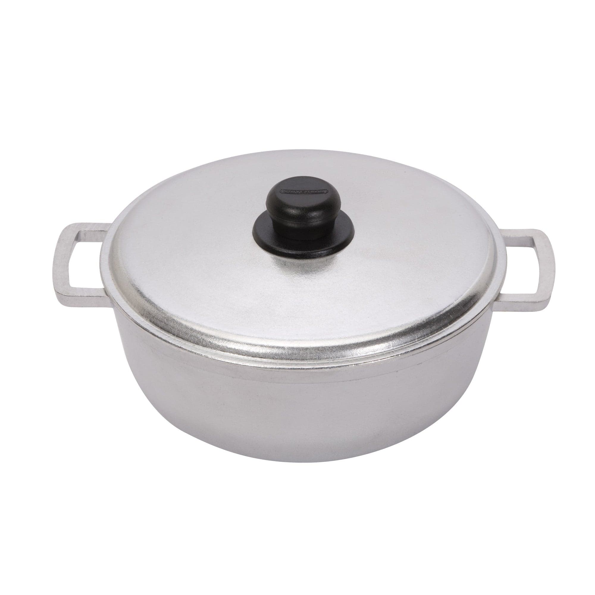 Caldero Aluminio Fundido con Tapa Fundida 50 cm / Universal
