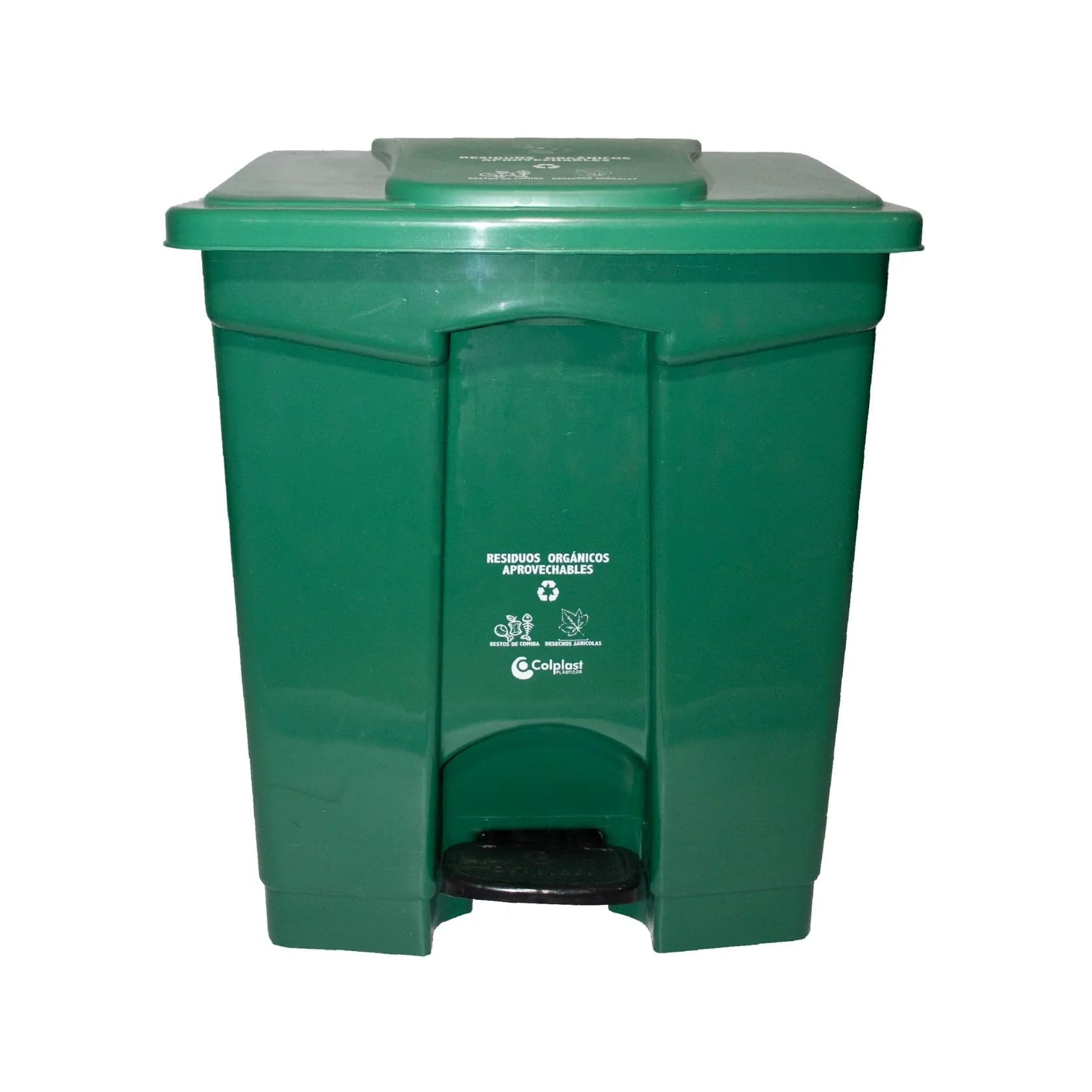 Papelera Pedal Cuadrada 60 Litros / Colplast
