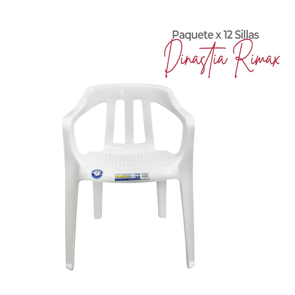 Paquete x 12 Sillas Dinastía Blanca / Rimax