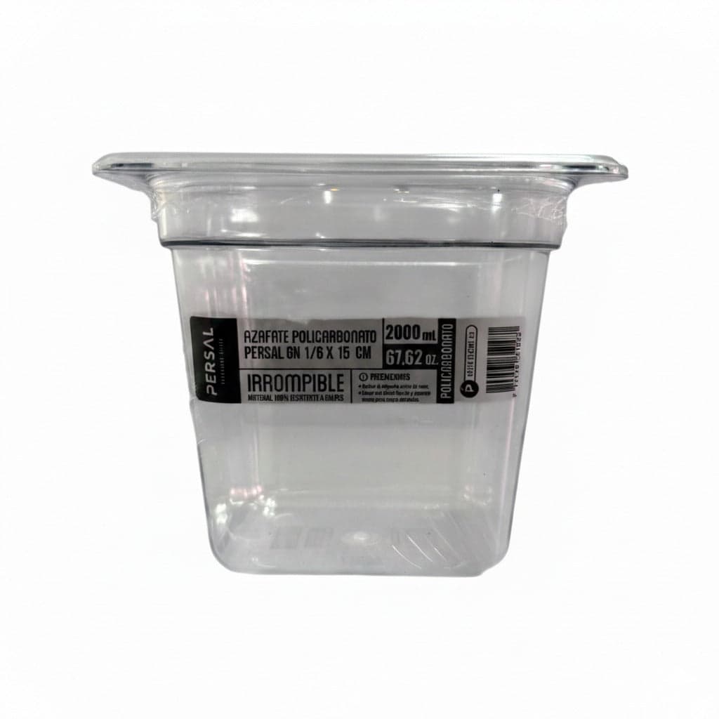 Azafate Sexto GN 1/6 X 15 cm Policarbonato / Persal