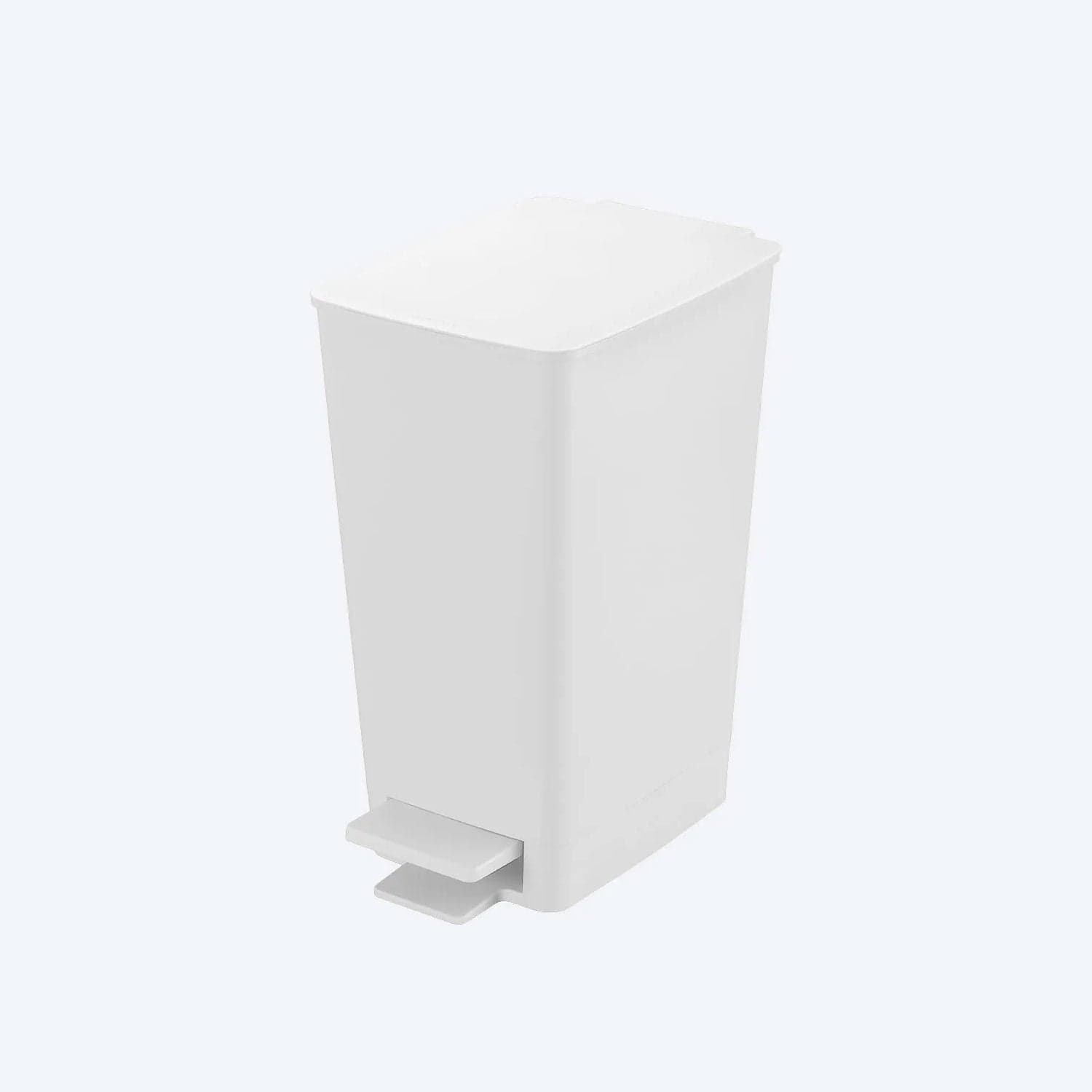 Basurero de Pedal Slim 8 Litros Blanco / Rimax