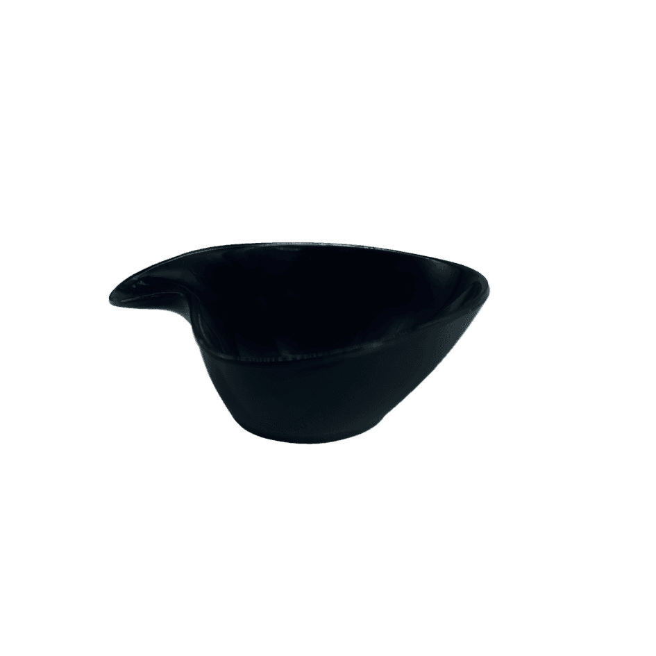 Salsera con Asa Negra 4 oz / Sabana