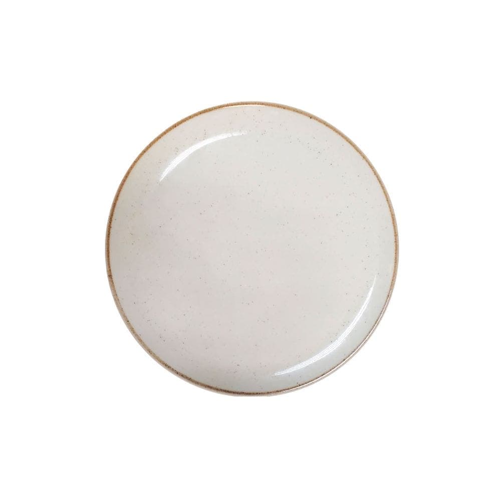 Plato Postre Caoba Beige 21.4 cm / Corona