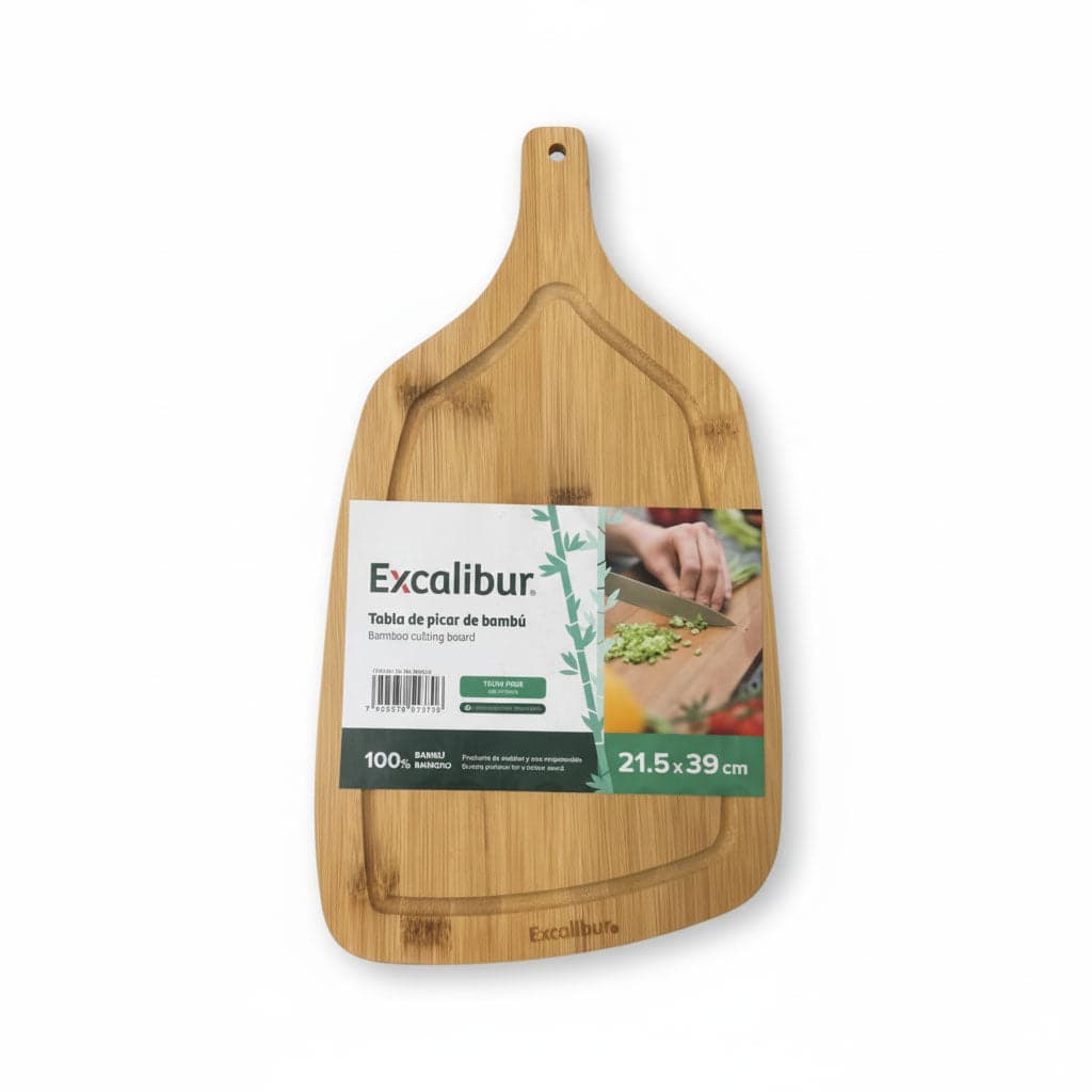 Tabla de Corte 21.5 x 39 cm Bambú / Excalibur