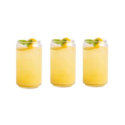 Set x 3 Vasos Lata Bebidas 11.7 oz / Cristar
