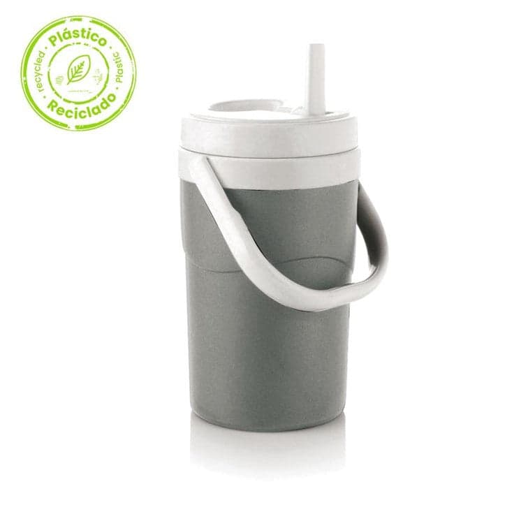 Termo Insulado 1 LT Material Recuperado Gris / Estra