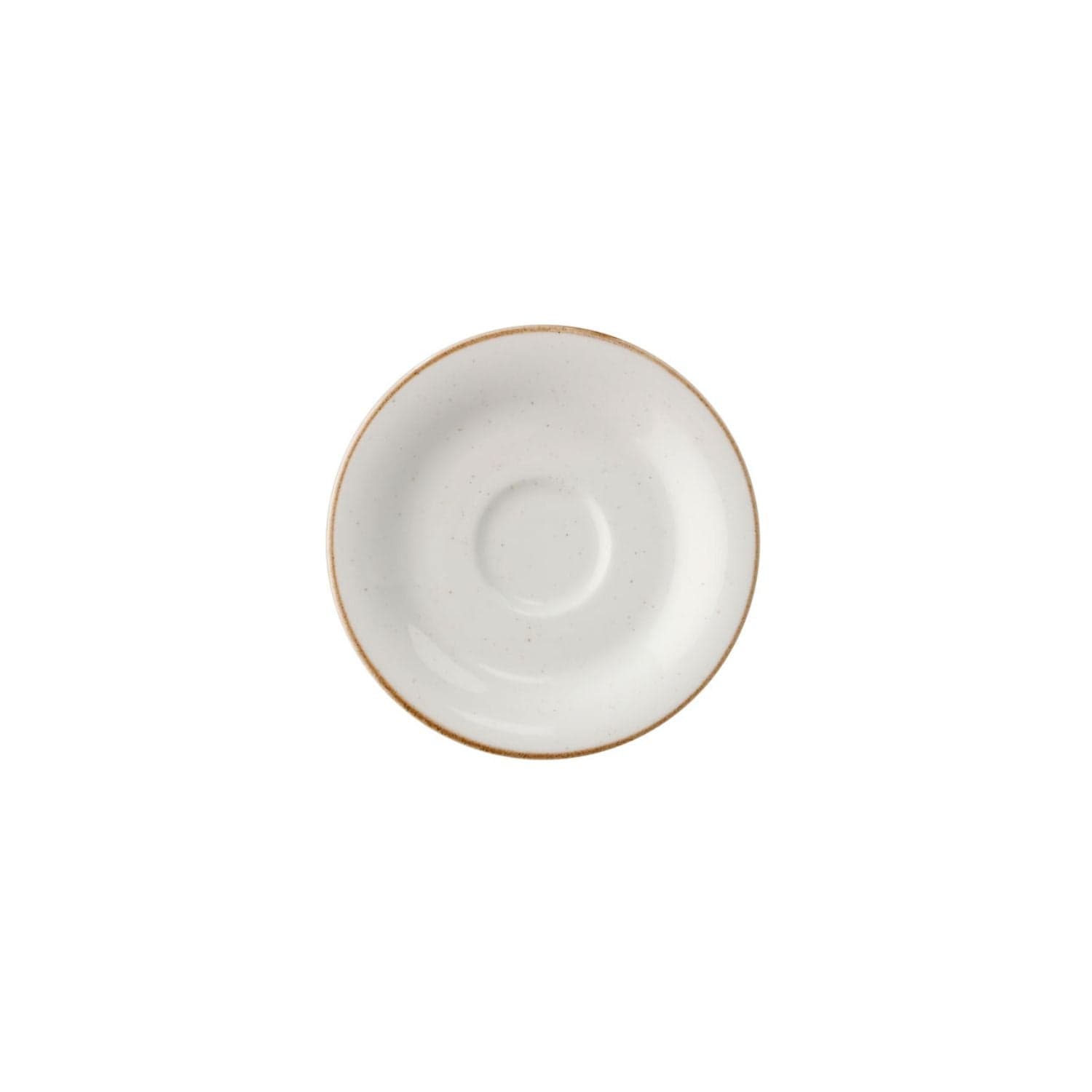 Plato Capuccino 16 cm Beige Línea Artisan / Corona