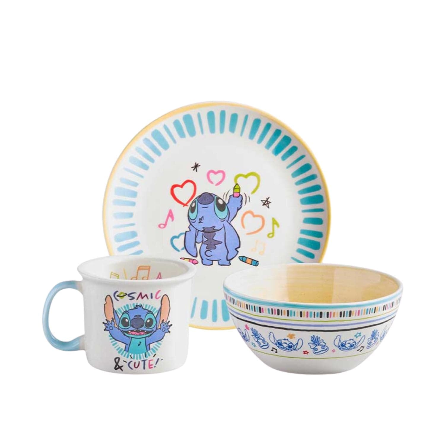 Set de Desayuno Stitch / Corona