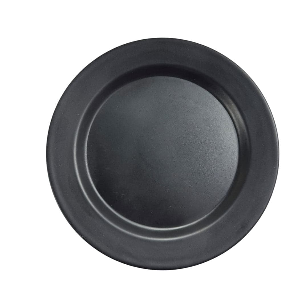 Plato Pando Negro 23 cm / HM Melamina