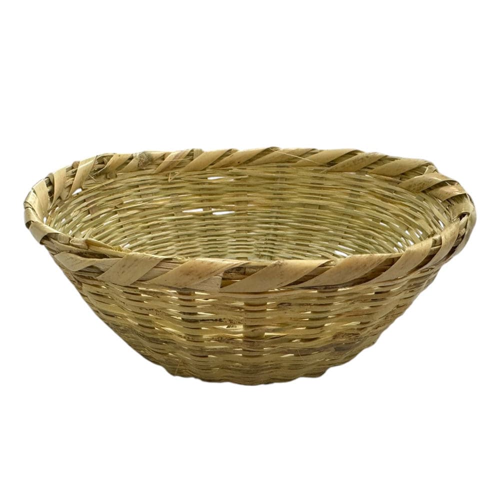 Cesta en Mimbre Mediana / Madealambres