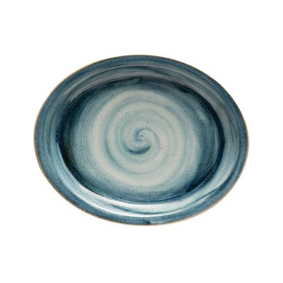 Bandeja Formas Orgánicas Azul LÍnea Artisan / Corona