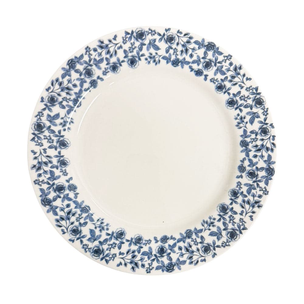 OFERTA Plato Pando 24 cm Clavel Azul / Corona