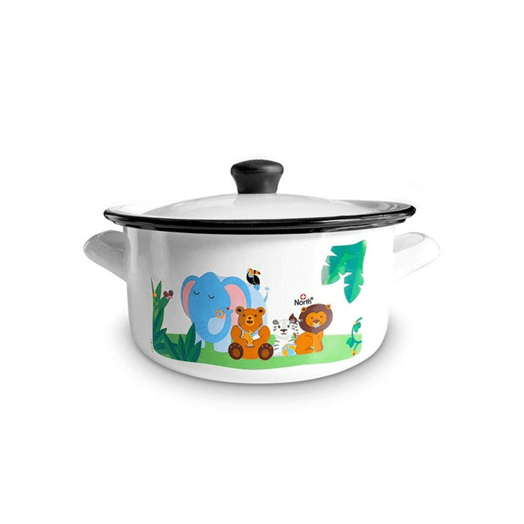 Olla Infantil Teteros con Tapa 22 cm / Grupo North