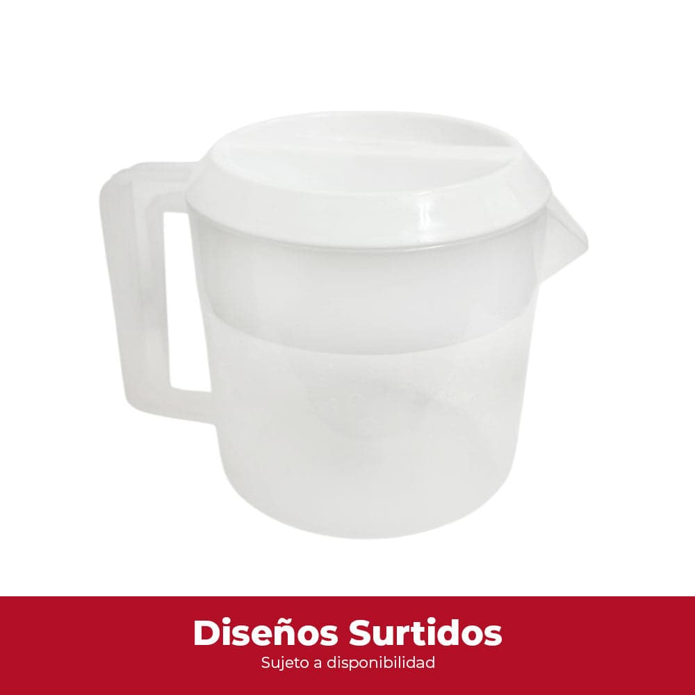 Jarra 1 Litro Tapa Colores Surtidos / Colplast