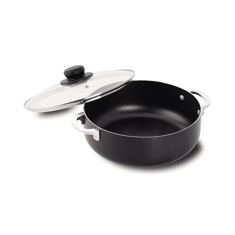 Caldero Antiadherente Experta + Tapa de Vidrio 20 cm / Universal