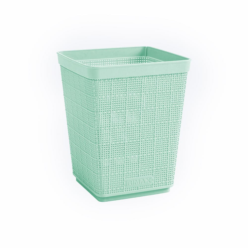 Papelera Fique 6 Litros Menta / Rimax