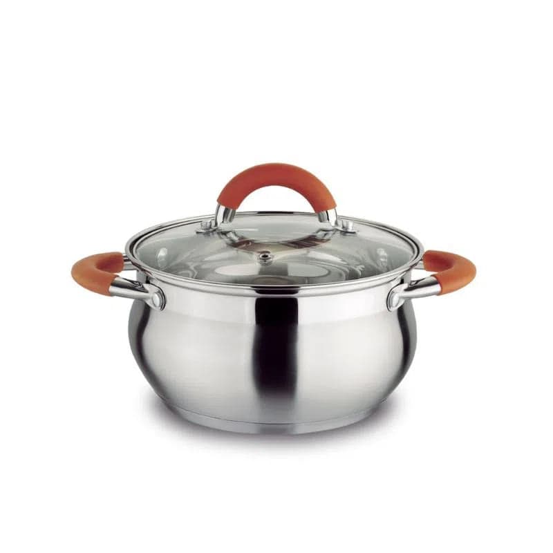 Olla 24 cm Acero Inoxidable / Home Elements