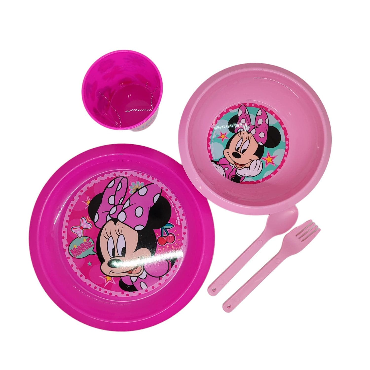 Vajilla Infantil Minnie Mouse Star 1 Puesto / Wantu