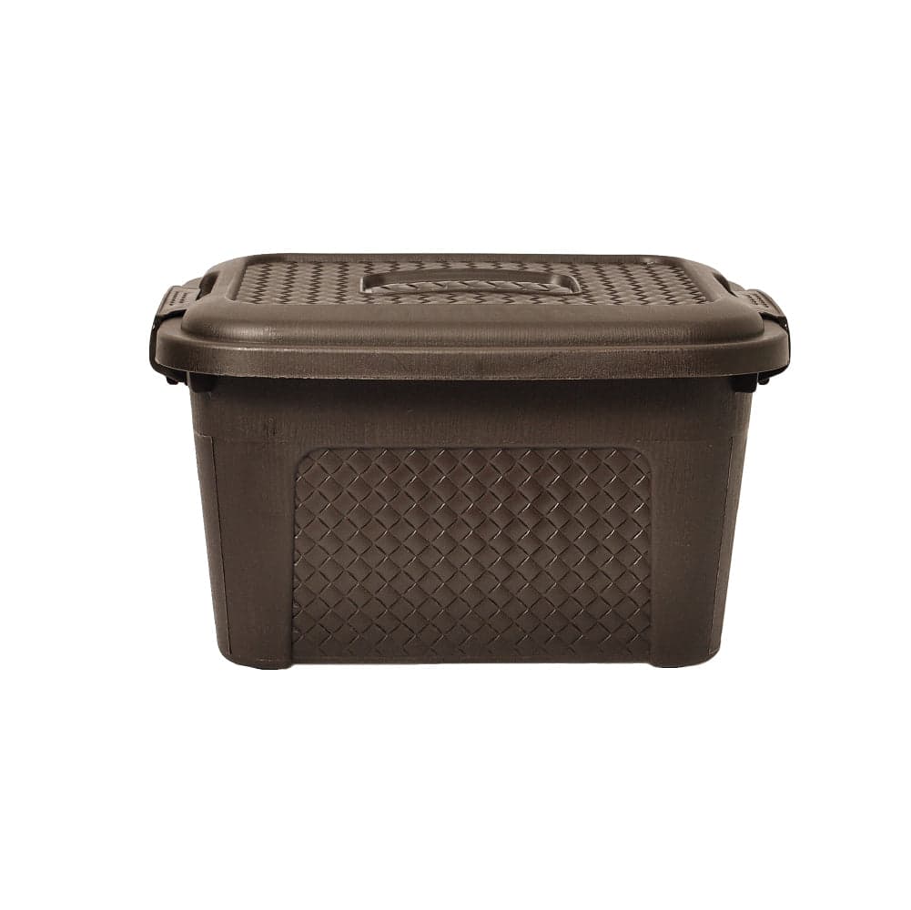 Caja Organizadora Multiusos 10 Litros Café / PlastiRed