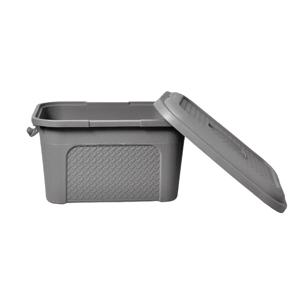 Caja Organizadora Multiusos 10 Litros Gris / PlastiRed