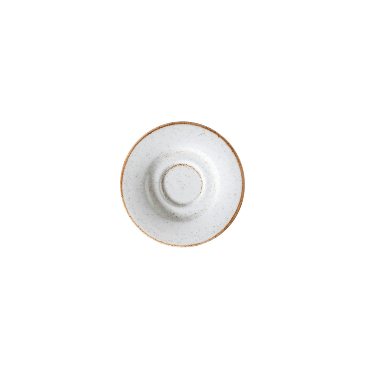 Plato Café 13.2 cm Beige Línea Artisan / Corona