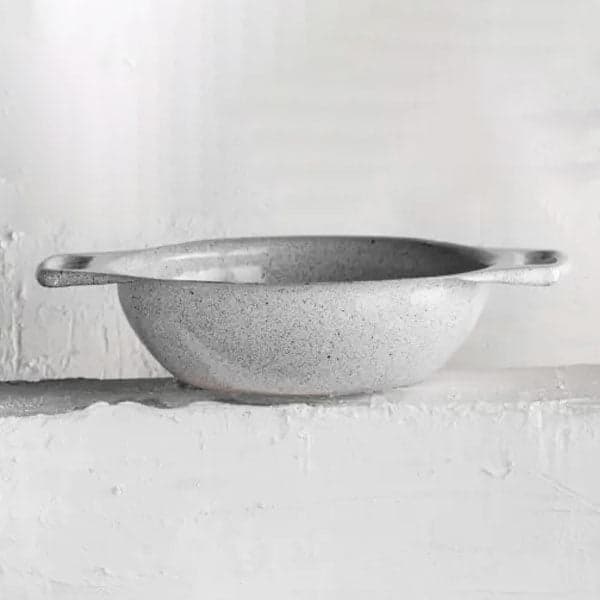Cazuela Peltre 17 cm Arena Negro / Macuira