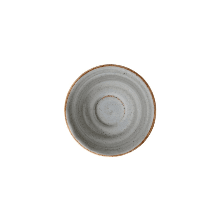 Plato Té 16 cm Gris Línea Artisan / Corona