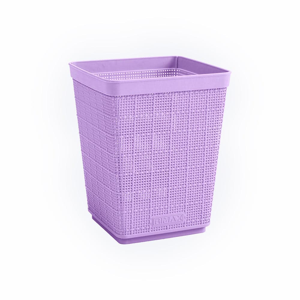 Papelera Fique 6 Litros Lavanda / Rimax