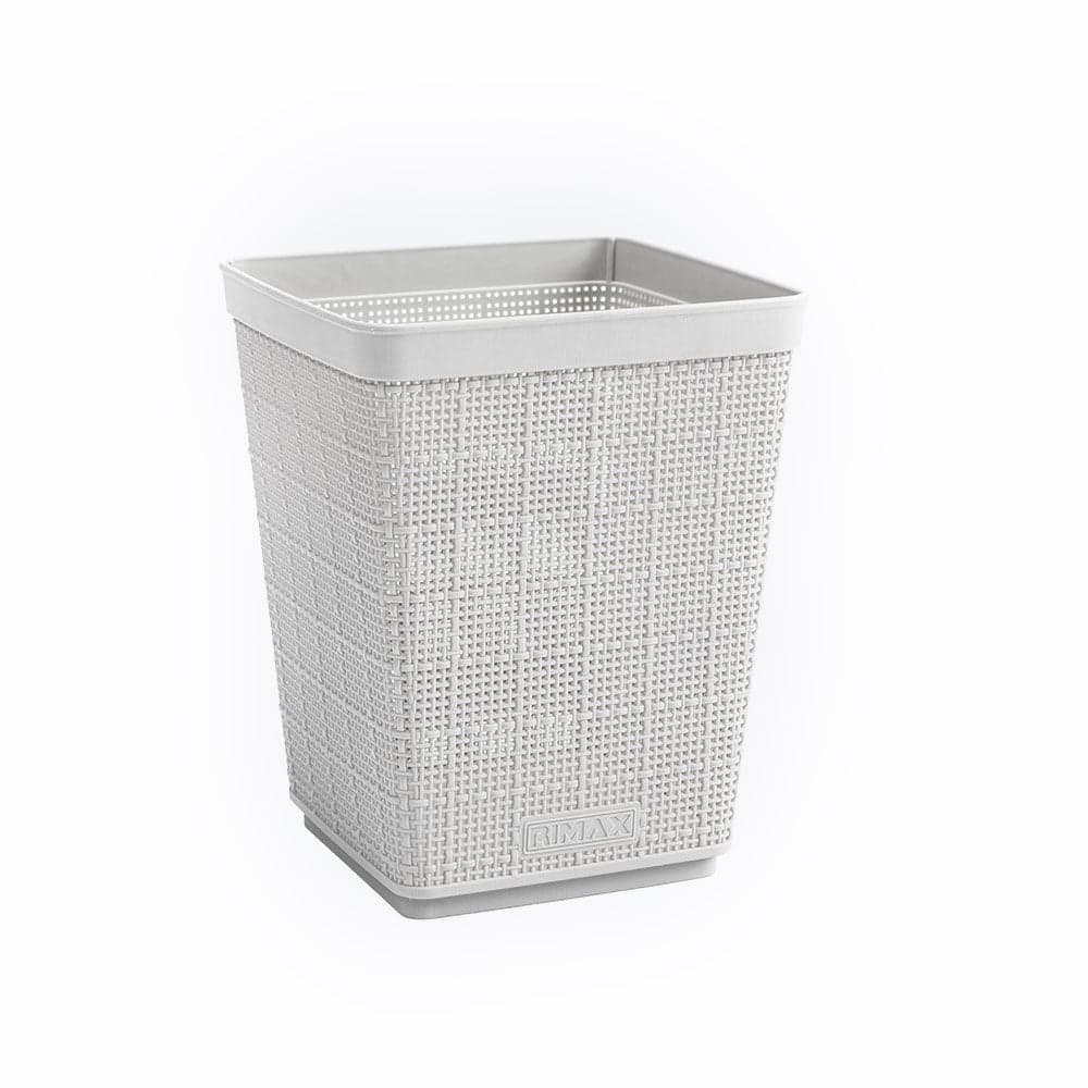 Papelera Fique 6 Litros Gris Hielo / Rimax