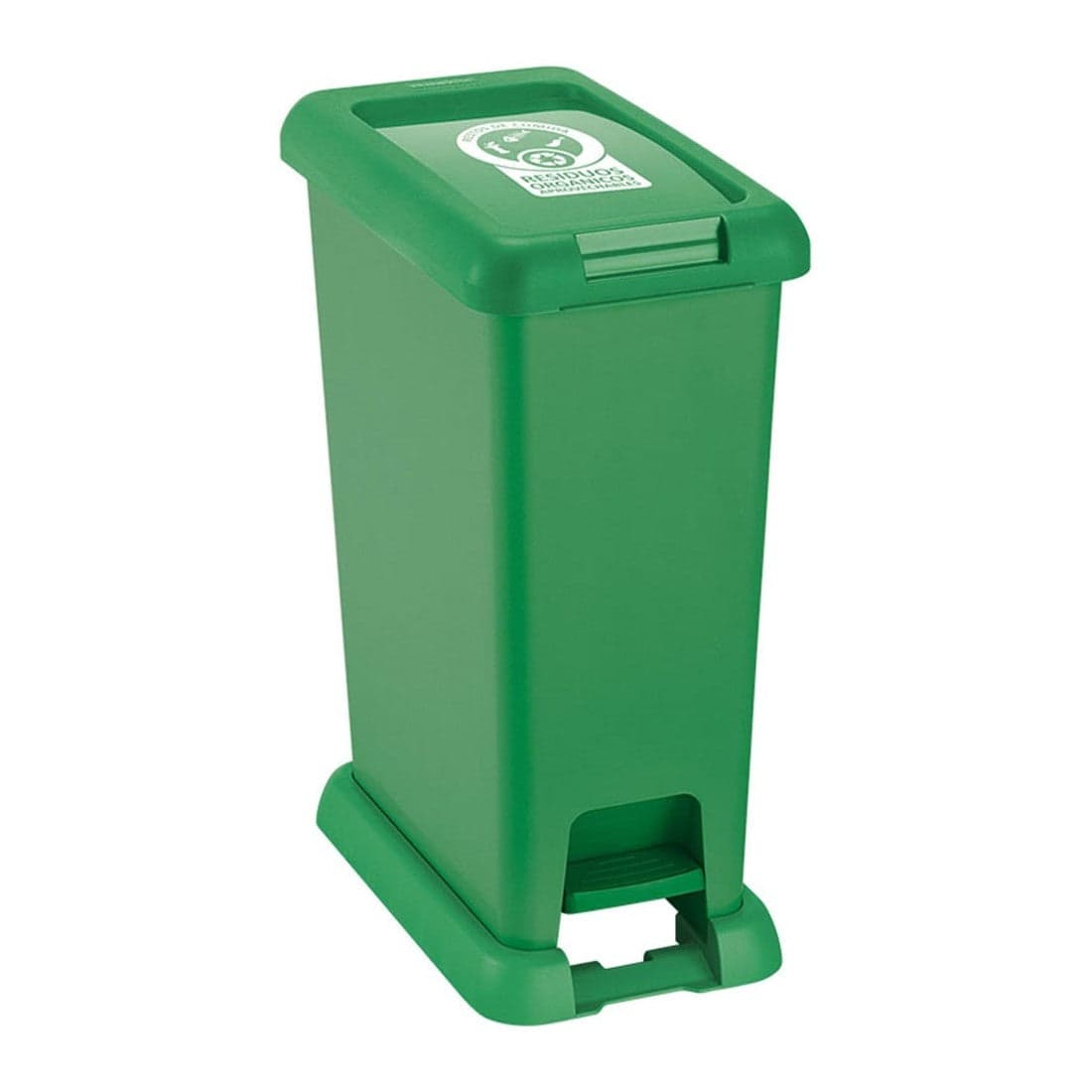 Basurero Pedal Con Logo 20 Litros Verde / Rimax