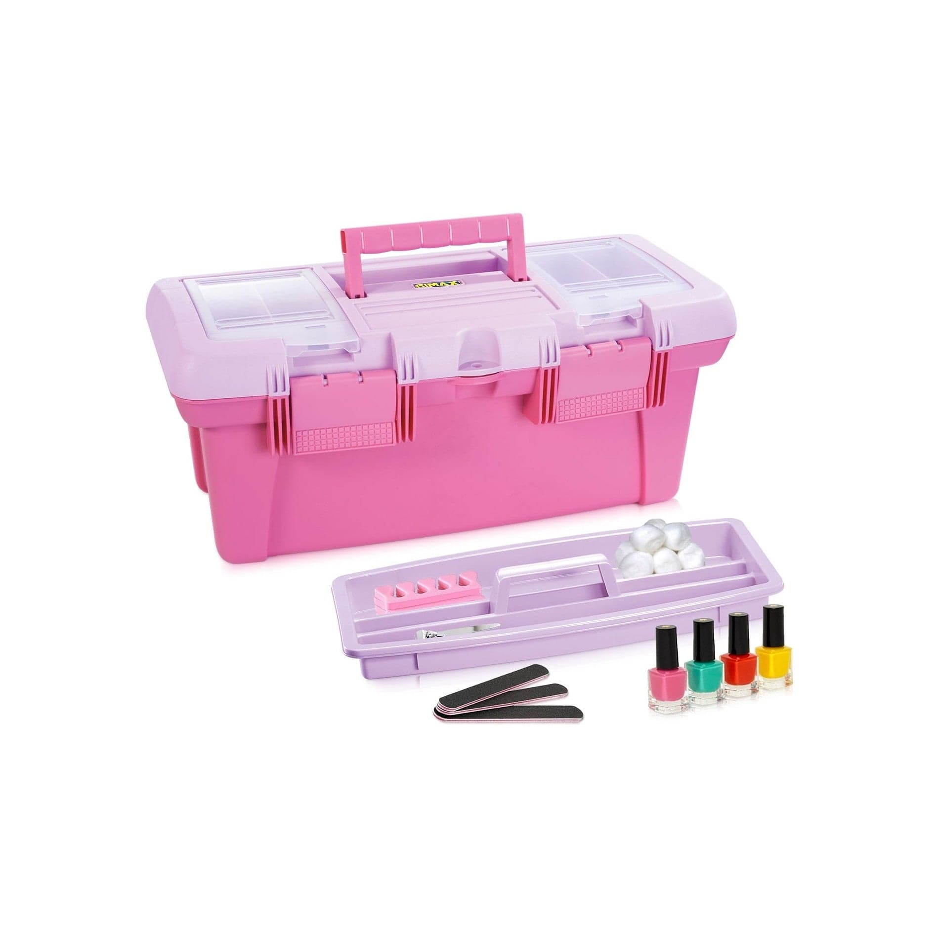 Caja de Herramientas 18" con Tapa Organizadora Vanity Profesional / Rimax